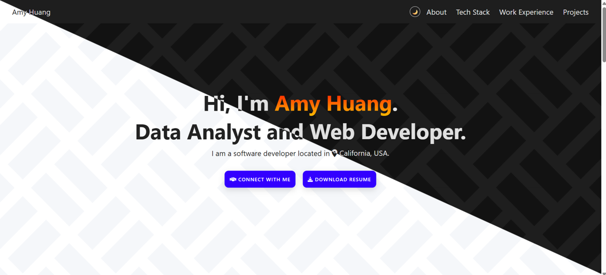 project Portfolio home page